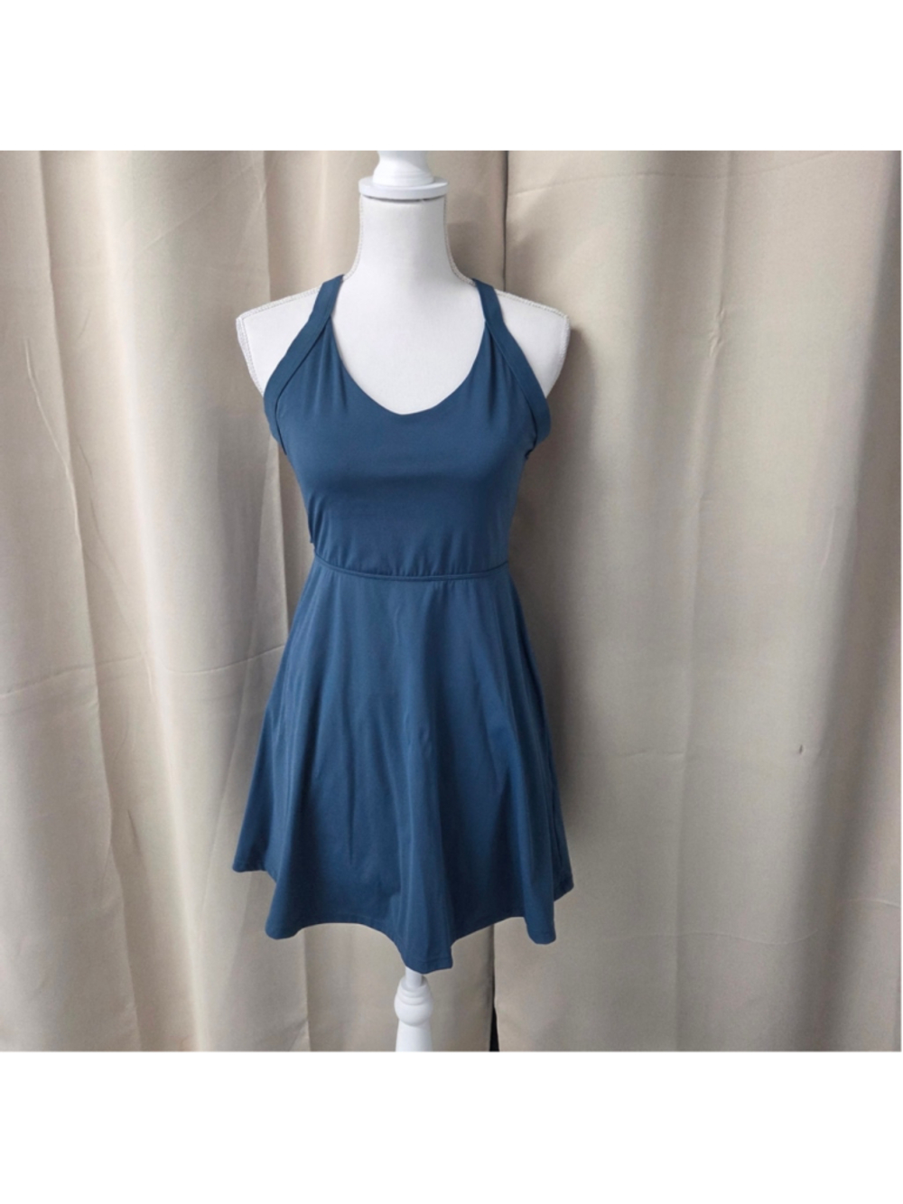 Blue Halter Skort Size M